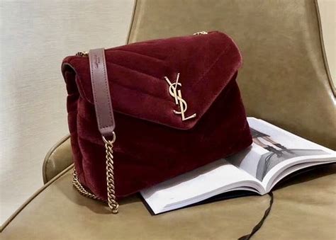 ysl velvet bag bordeaux